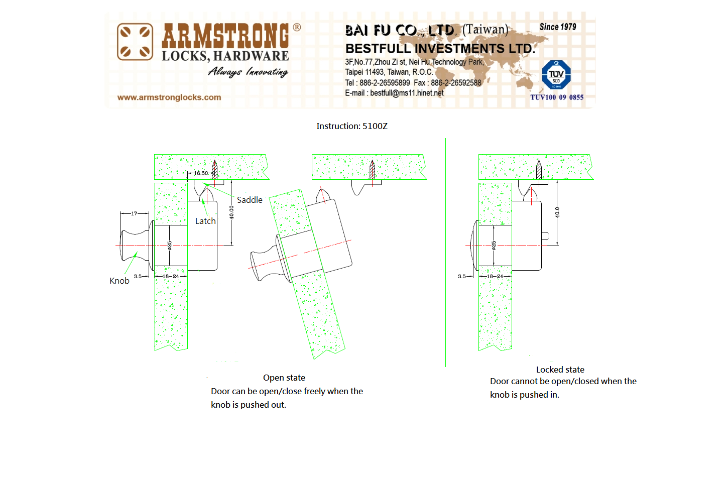 Best Lock Company | Armstrong Locks is Best Lock Company from Taiwan